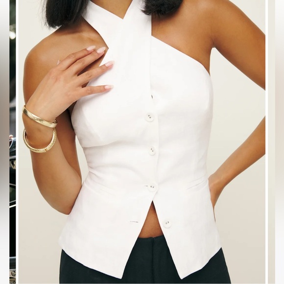 Reformation Tate linen top - Picture 2 of 2